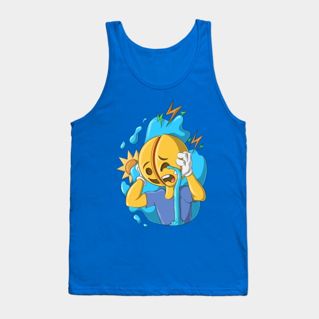 BiPolar Emoji Tank Top by GCS Designs